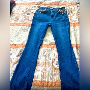 Ranch Dress’n Serape Cheetah Denim Jeans